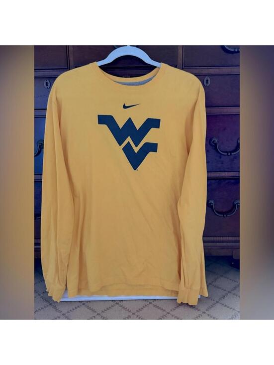Nike Other - Nike Team Vintage West Virginia Mountaineers Long sleeve T-shirt in yellow XL